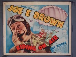 RIDING ON AIR  (RKO) 1937 Title Card +(6) Lobby Cards