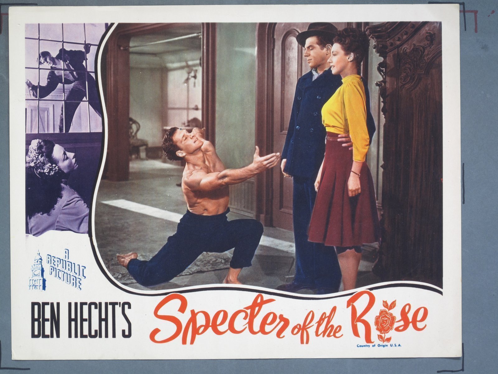 SPECTER OF THE ROSE (Republic) 1946 Title Card +(7) Lobby Cards - Image 3