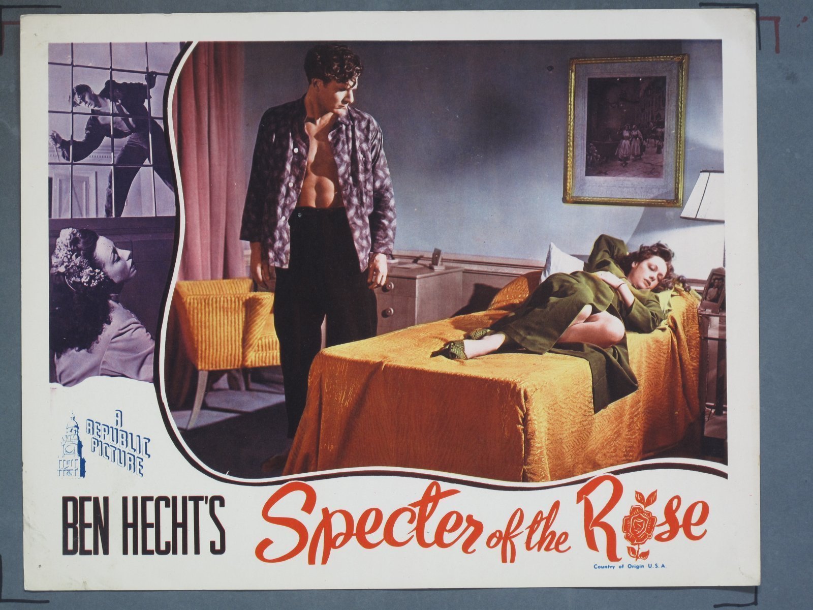 SPECTER OF THE ROSE (Republic) 1946 Title Card +(7) Lobby Cards - Image 4