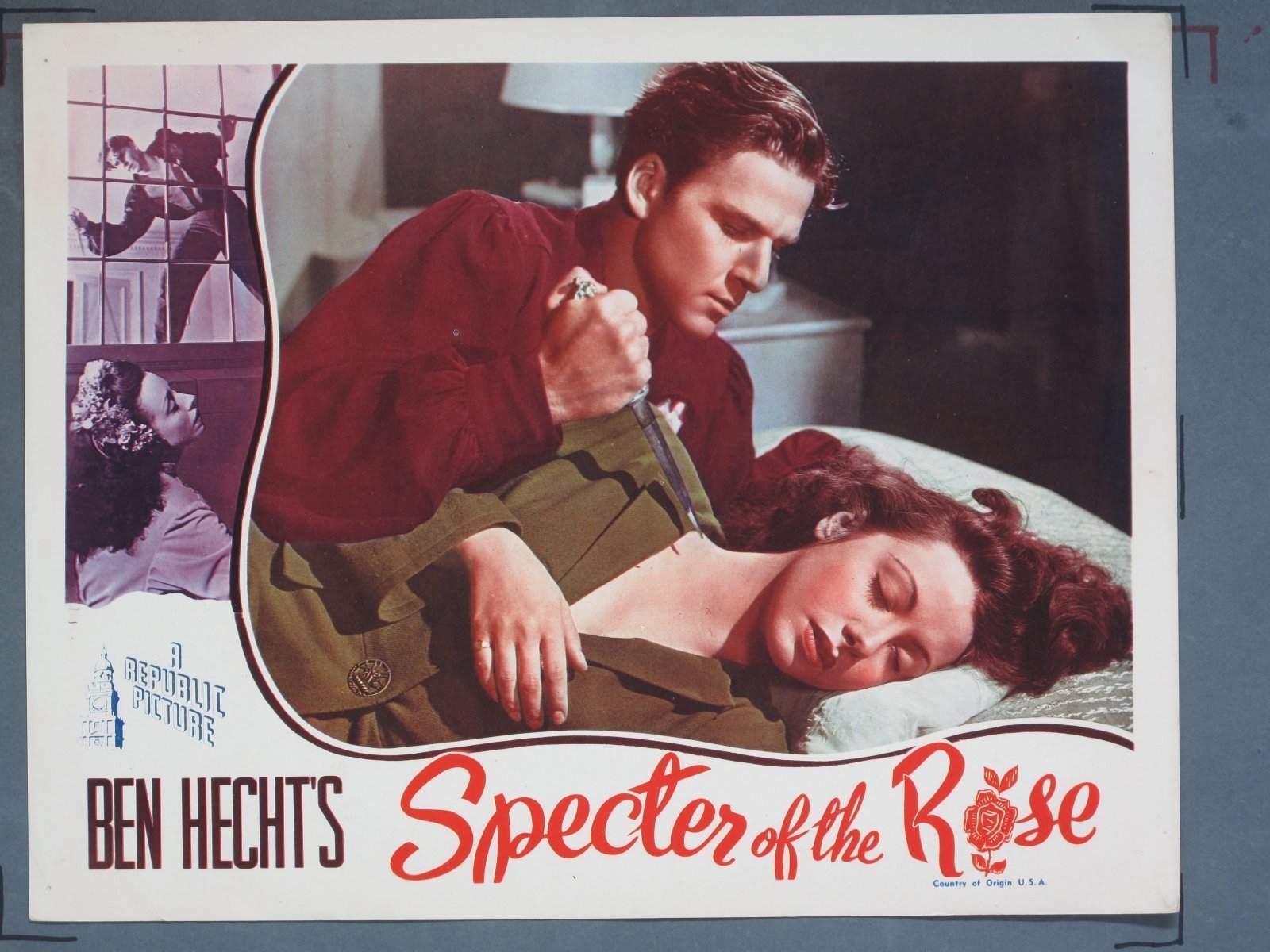 SPECTER OF THE ROSE (Republic) 1946 Title Card +(7) Lobby Cards - Image 6