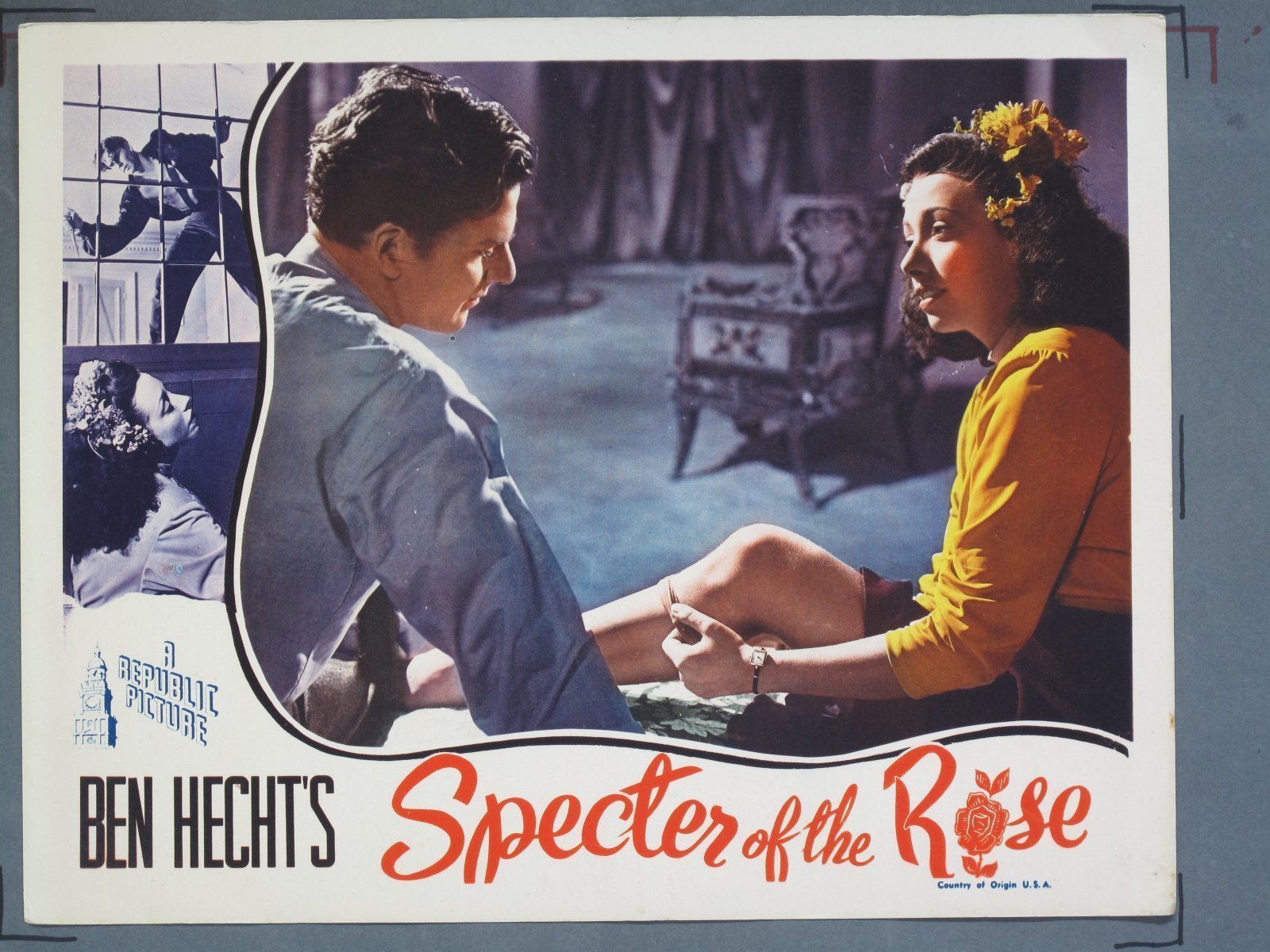SPECTER OF THE ROSE (Republic) 1946 Title Card +(7) Lobby Cards - Image 7