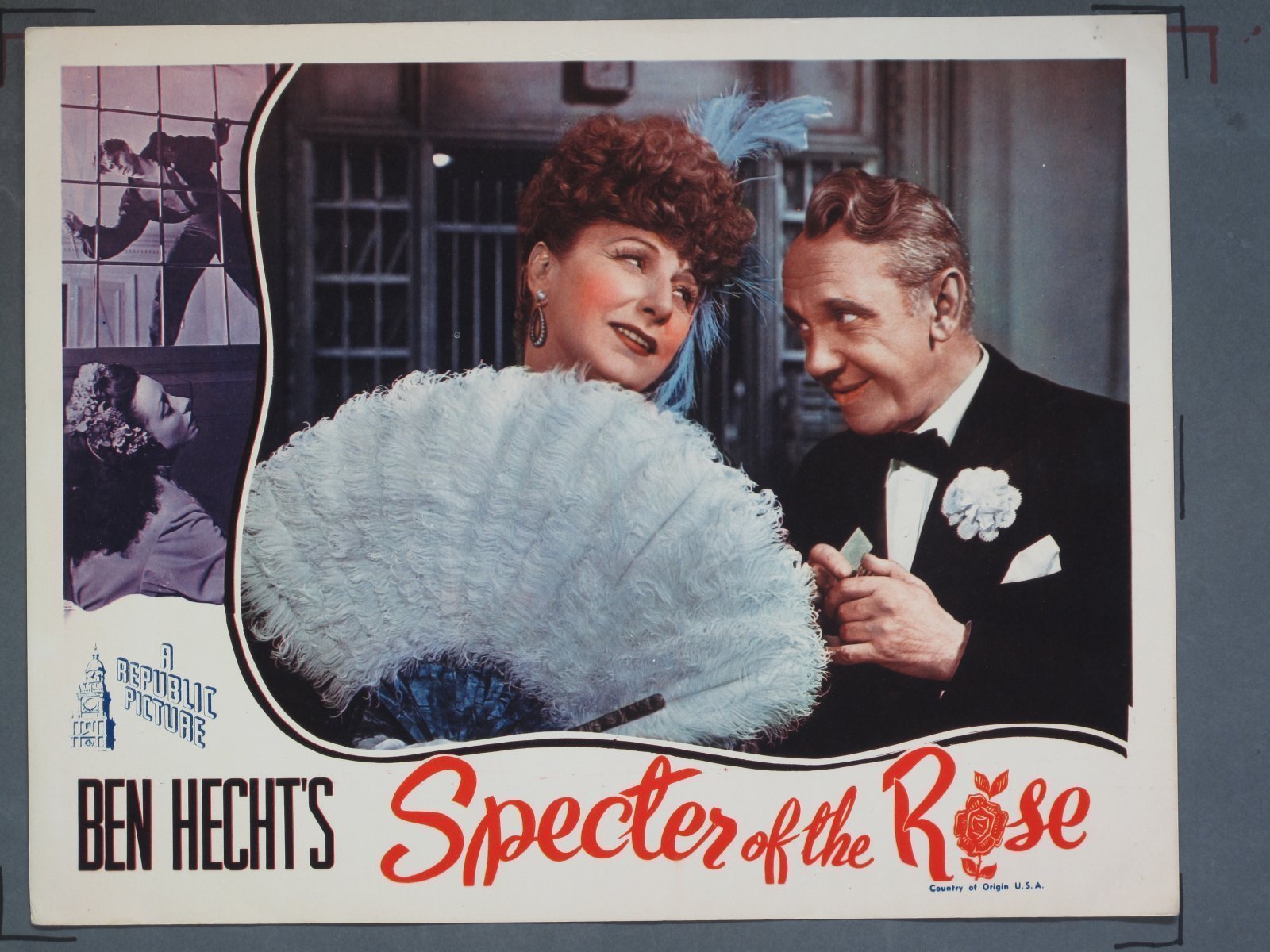 SPECTER OF THE ROSE (Republic) 1946 Title Card +(7) Lobby Cards - Image 8