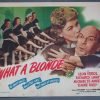 WHAT A BLONDE  (RKO) 1945 Title Card +(7) Lobby Cards