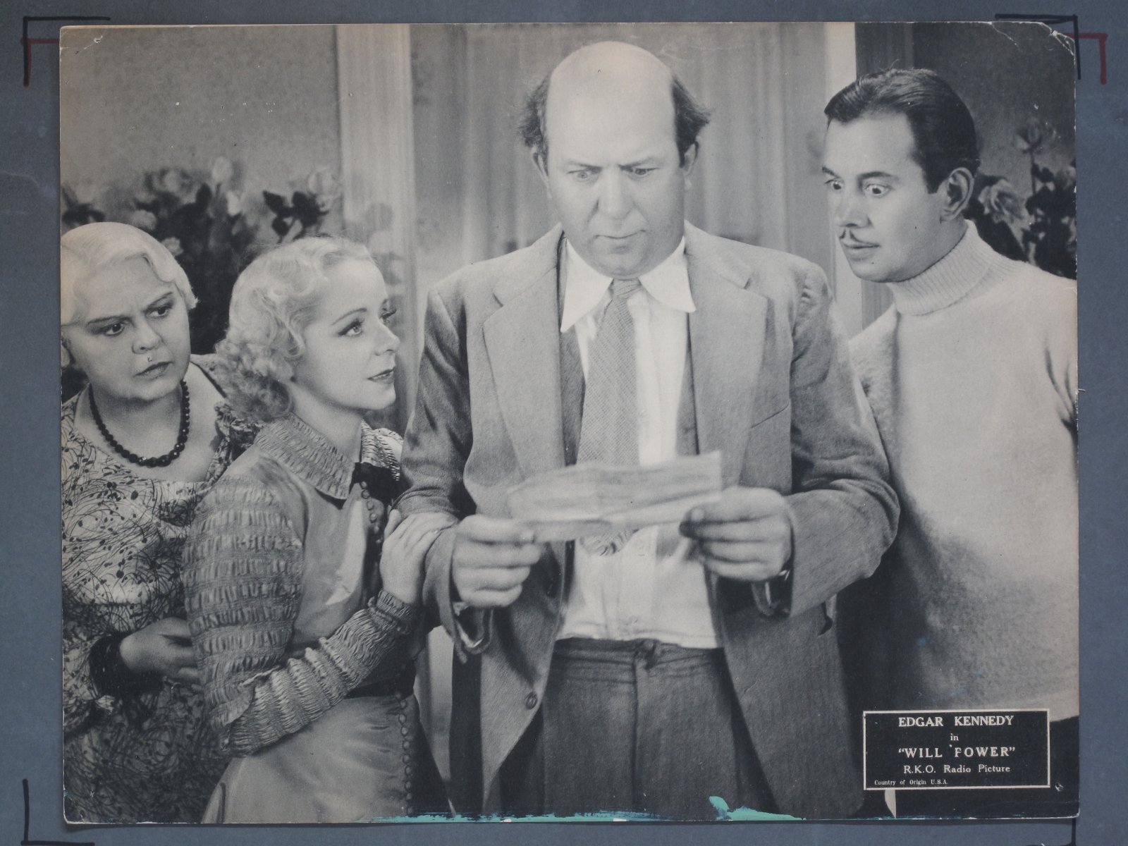 WILL POWER (RKO) 1936 (4) Lobby Cards