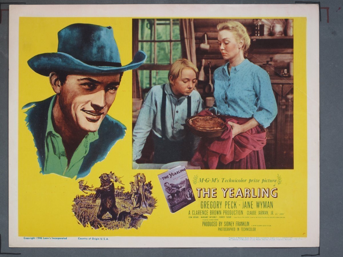YEARLING (MGM) 1946 Title Card +(7) Lobby Cards - Image 4