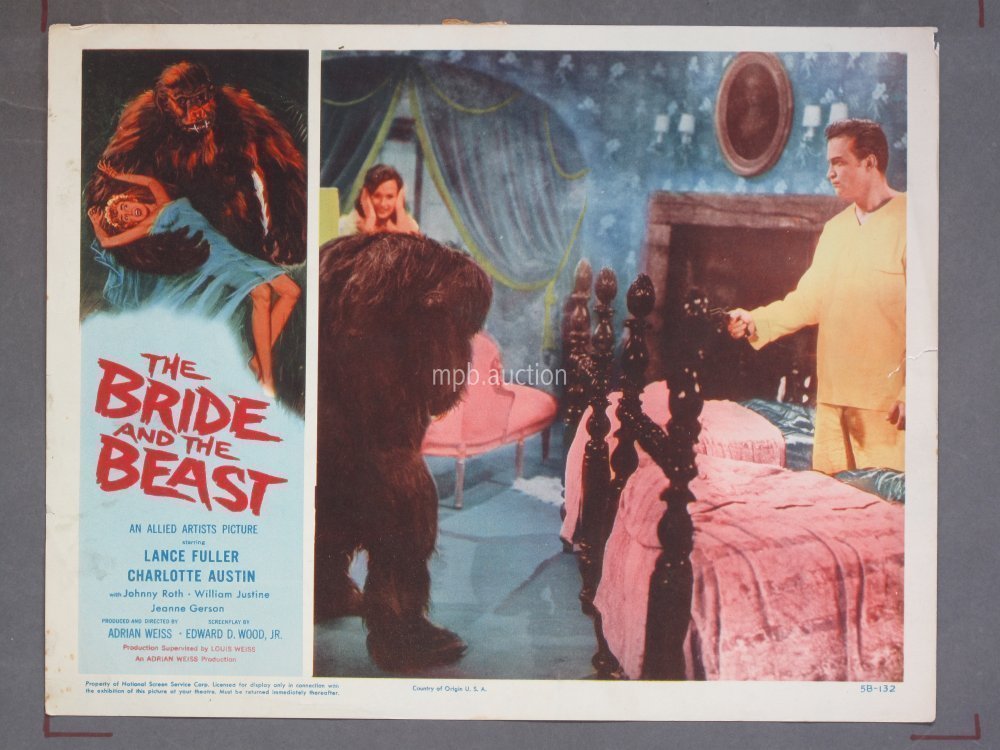 BRIDE AND THE BEAST (Allied Artists) 1958 Lobby Card
