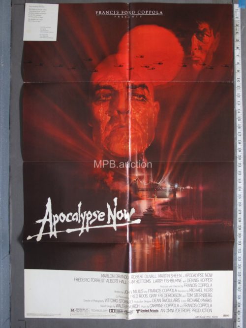APOCALYPSE NOW (1979) Folded Review Copy One Sheet