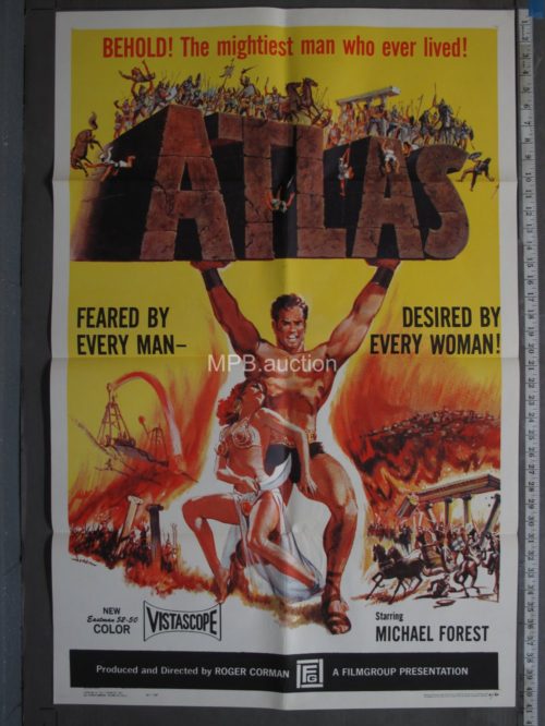 ATLAS (1961)  Folded One Sheet