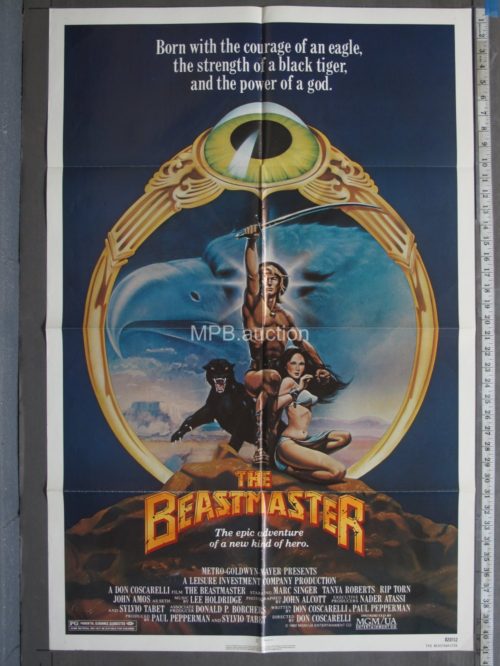 BEASTMASTER (1982)  Folded One Sheet