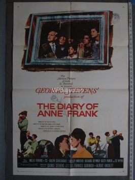DIARY OF ANNE FRANK (1959)  Folded One Sheet