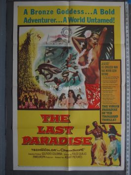 LAST PARADISE (1955)  Folded One Sheet