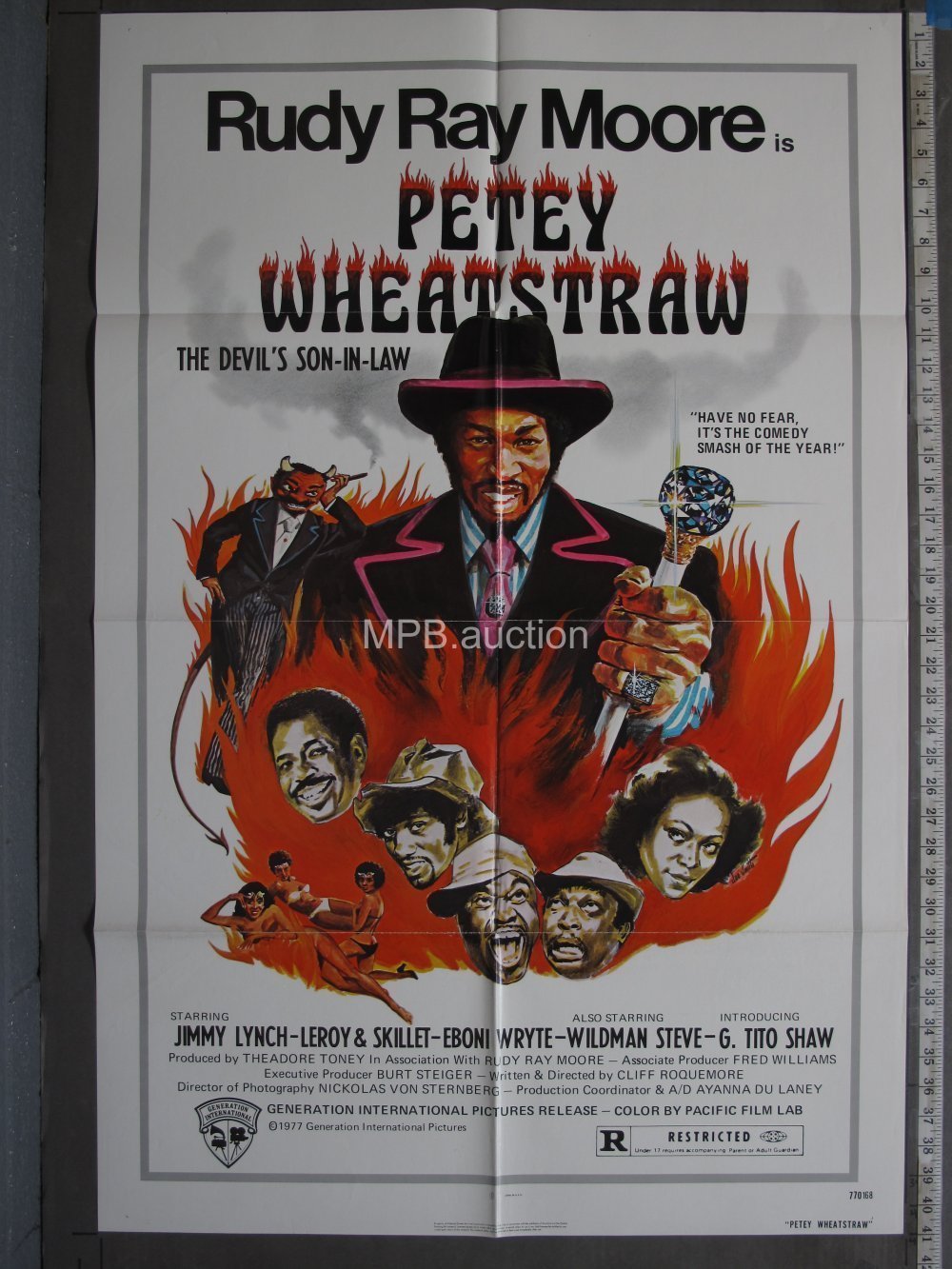 PETEY WHEATSTRAW (1977) Folded One Sheet