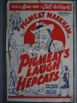 PIGMEAT'S LAUGH HEPCATS (1947)  Folded One Sheet