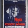 HOUSE OF PSYCHOTIC WOMEN (1974)  Folded One Sheet
