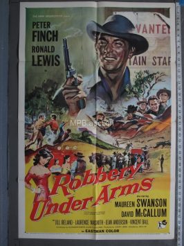 ROBBERY UNDER ARMS (1957)  Folded One Sheet