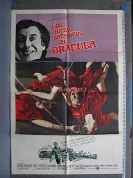 SATANIC RITES OF DRACULA (1973)  Folded One Sheet
