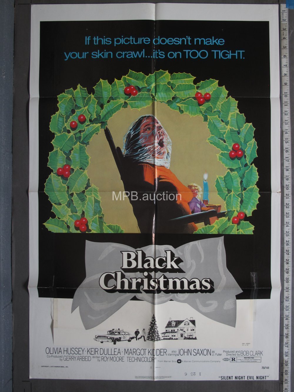SILENT NIGHT, EVIL NIGHT aka BLACK CHRISTMAS (1974) Folded One Sheet