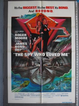 SPY WHO LOVED ME (1977)  Folded One Sheet
