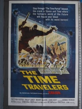 TIME TRAVELERS (1964)  Folded One Sheet