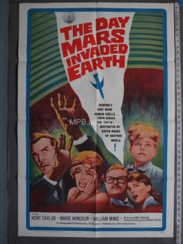 DAY MARS INVADED EARTH (1963)  Folded One Sheet