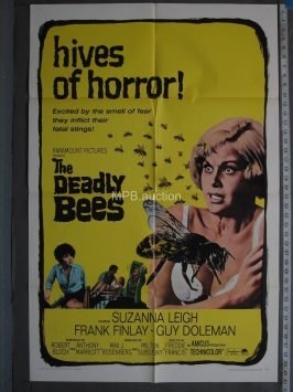 DEADLY BEES (1967)  Folded One Sheet