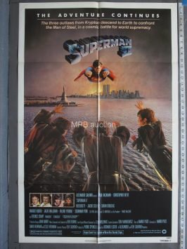 SUPERMAN II (1981)  Folded One Sheet