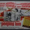 PEEPING TOM (1960)  Folded Half Sheet