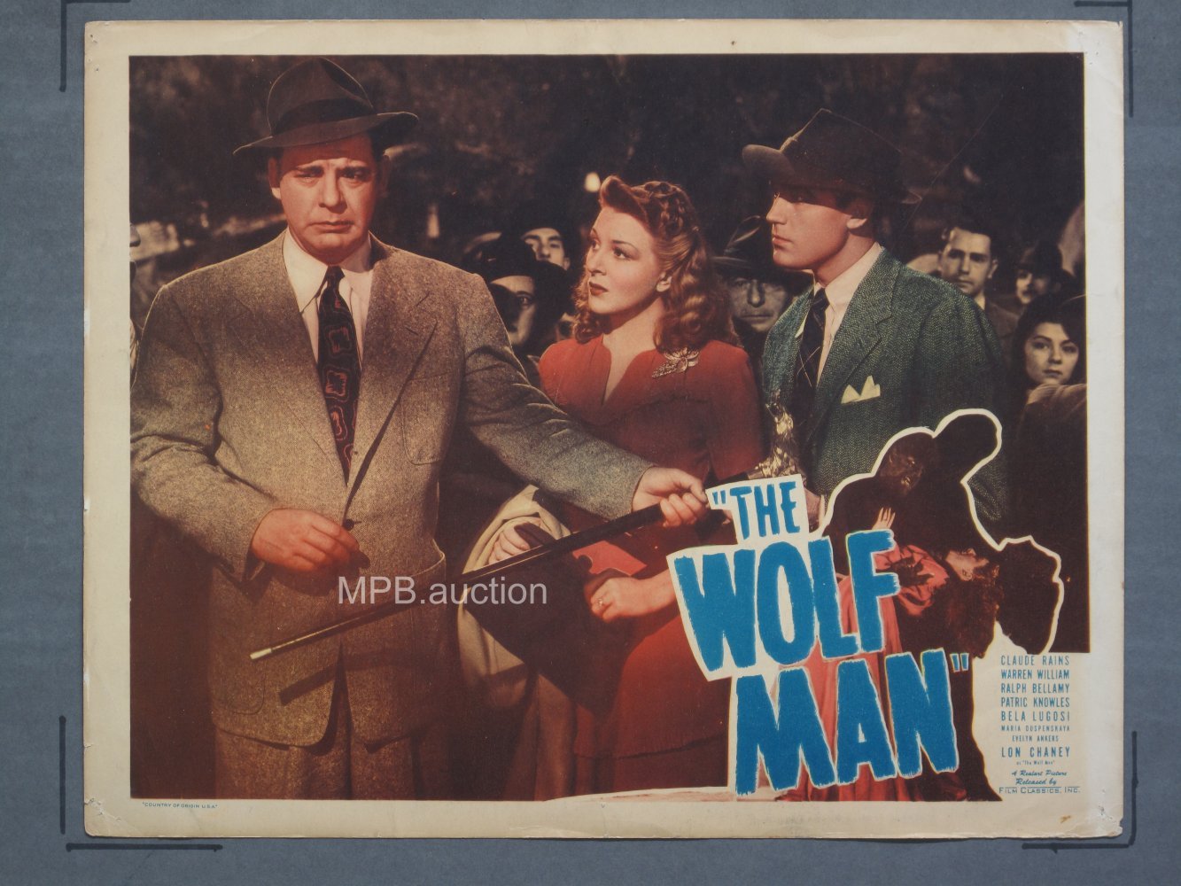 WOLF MAN (1949R) Lobby Card