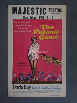 PAJAMA GAME (1957)  Window Card