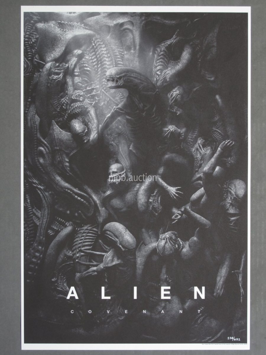ALIEN COVENANT (2017) #238/632 Screen Printed Poster For Sale