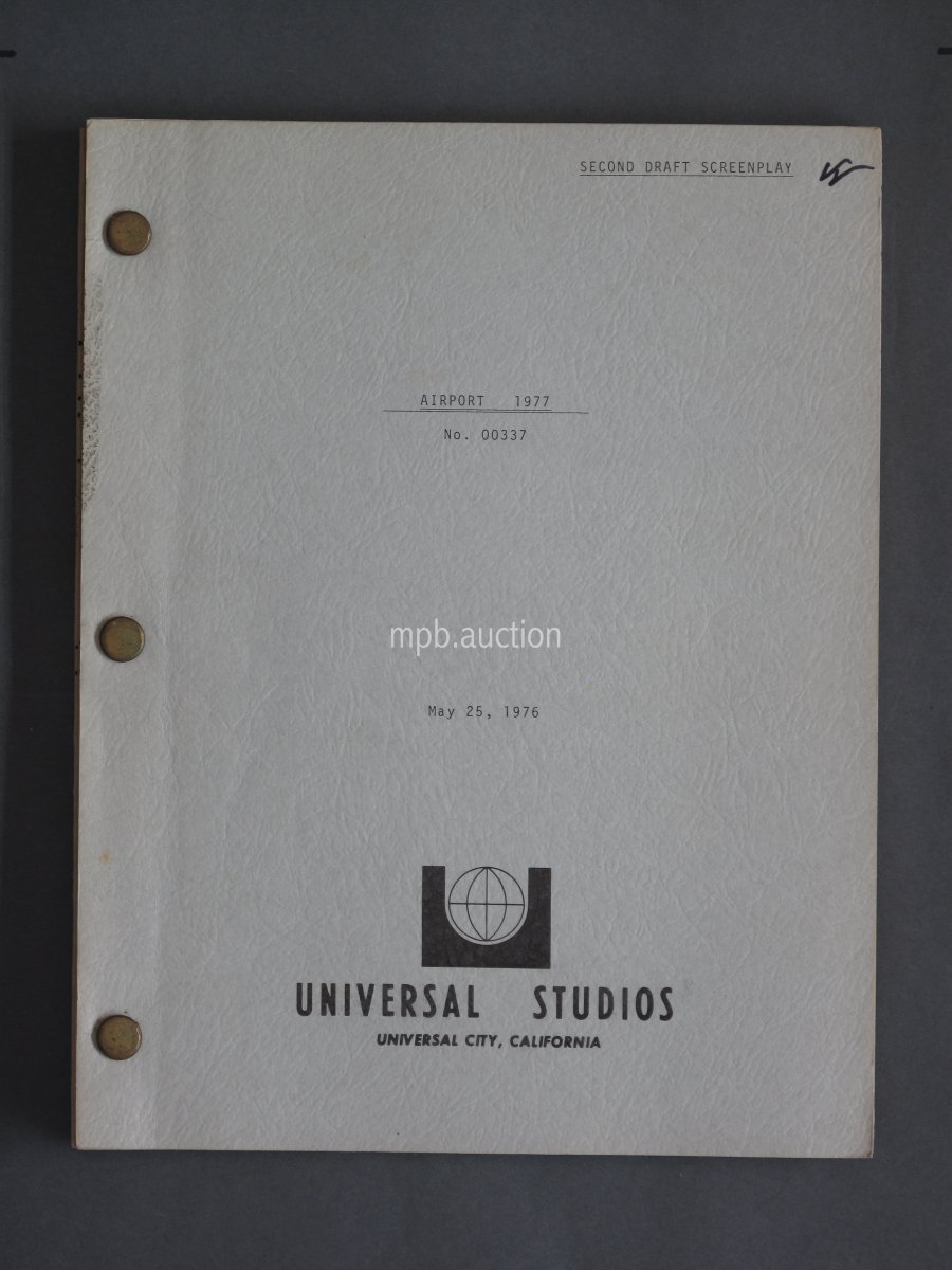AIRPORT '77 (1977) Vintage Original Film Script