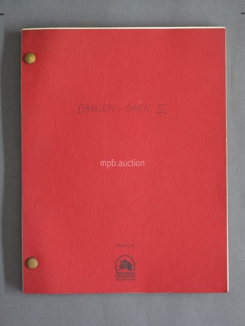 DAMIEN: OMEN II (1978) Vintage Original Film Script