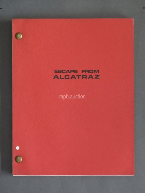 ESCAPE FROM ALCATRAZ (1979) Vintage Original Film Script For Sale