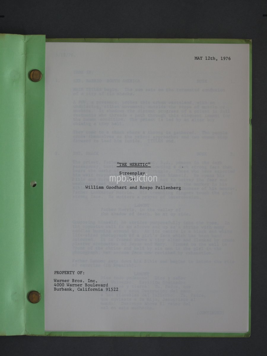 EXORCIST II: HERETIC (1977) Vintage Original Film Script - Image 2