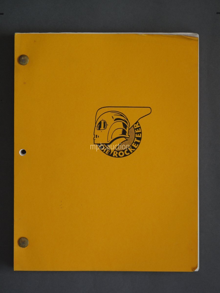 ROCKETEER (1991) Vintage Original Film Script