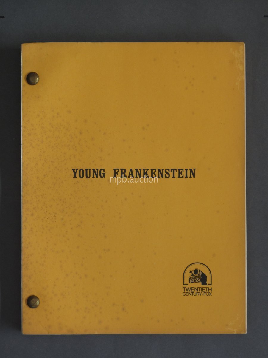 YOUNG FRANKENSTEIN (1974) Vintage Original Film Script *MEL BROOKS*