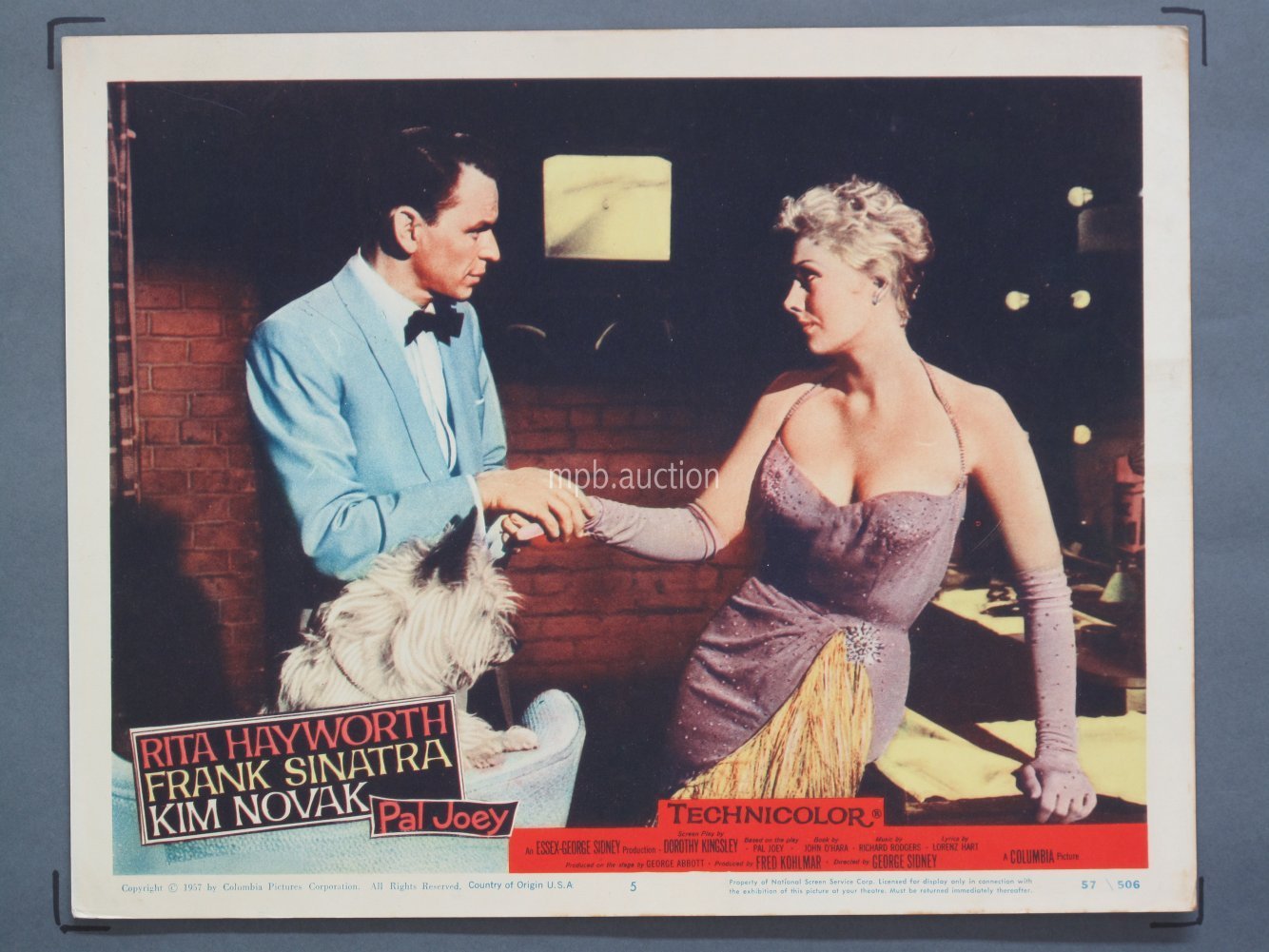 Pal Joey 1957 Original Movie Poster For Sale