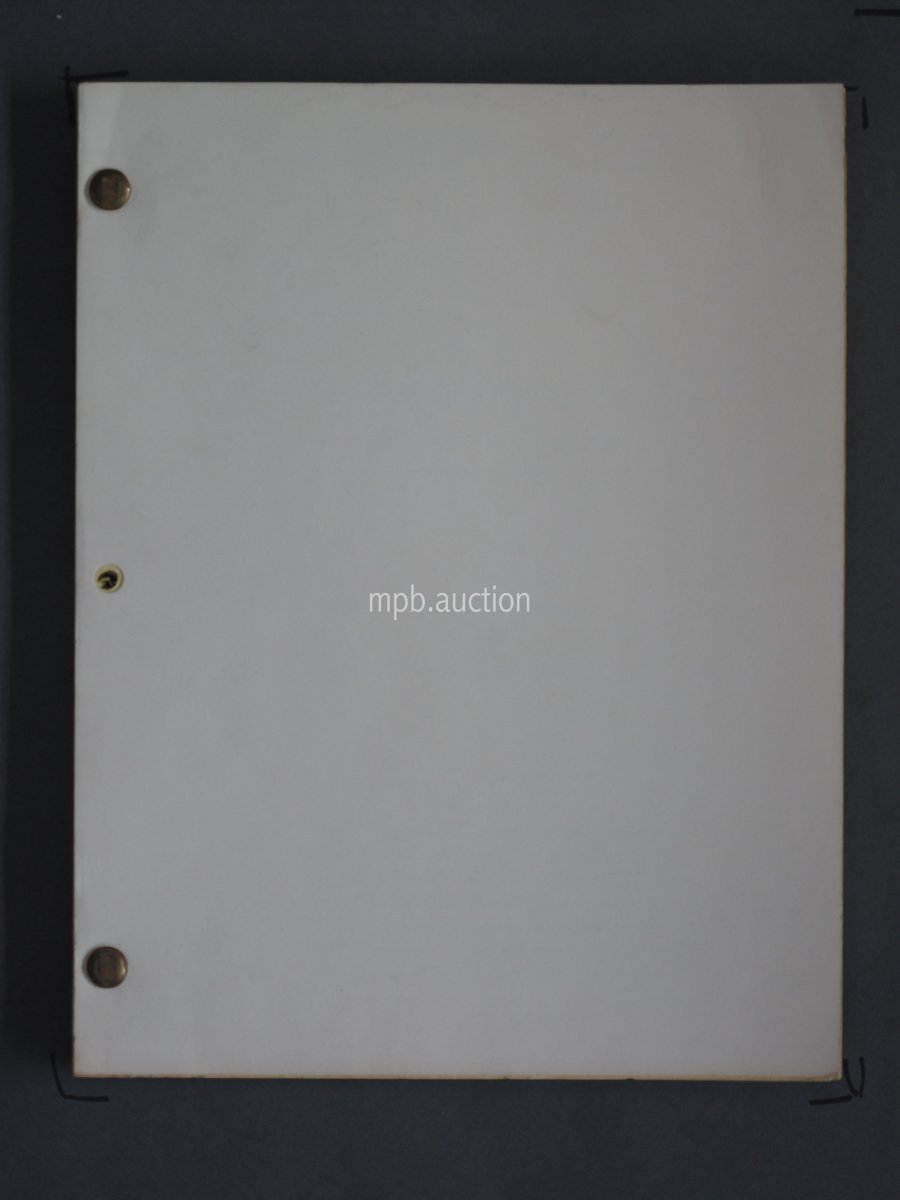INVISIBLE WOMAN (1983) Vintage Original Film Script