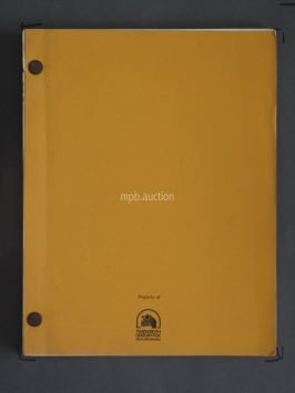 KISS ME GOODBYE (1982) Vintage Original Film Script