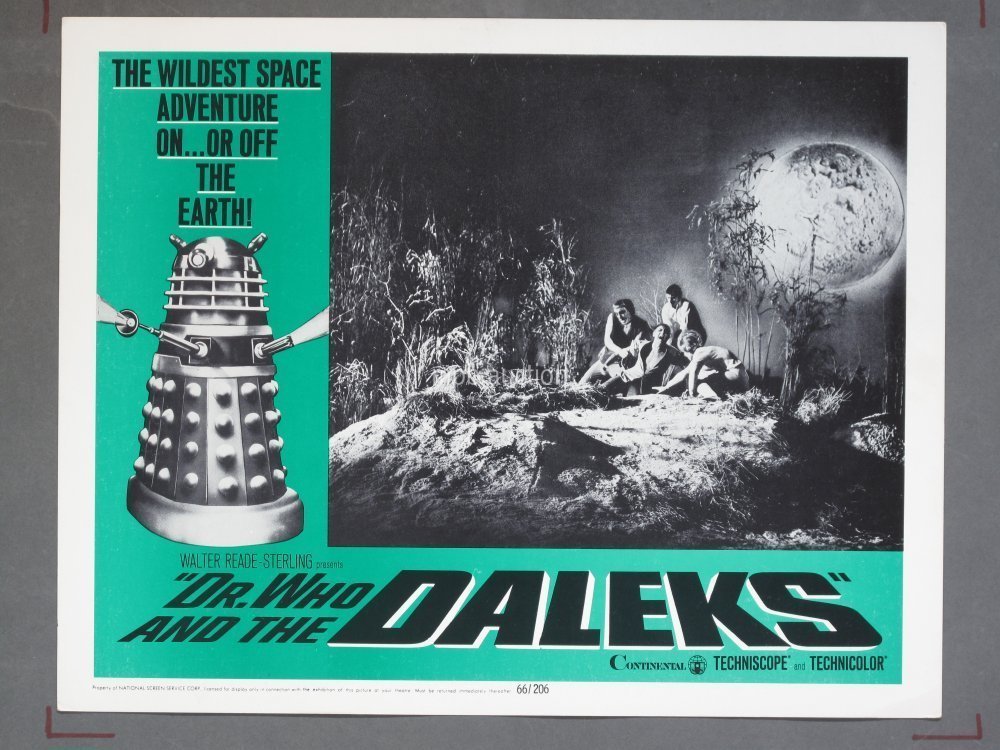 DR. WHO AND THE DALEKS (1966) Original 11x14 Lobby Card
