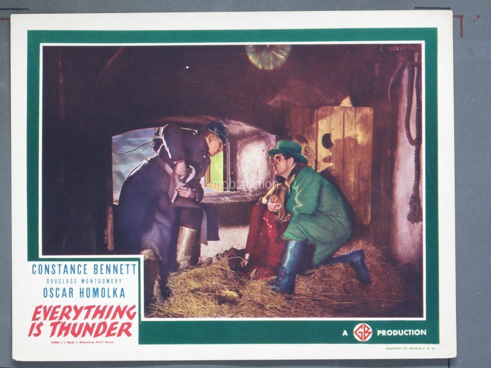 EVERYTHING IS THUNDER (1936) Original 11x14 Title Card + (4) Lobby Cards - Image 3