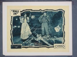 FALL IN (1928) Original 11x14 Title Card + (4) Lobby Cards - Image 4