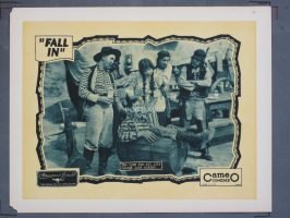 FALL IN (1928) Original 11x14 Title Card + (4) Lobby Cards - Image 5