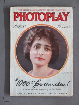PHOTOPLAY MAGAZINE August 1916 movie magazine