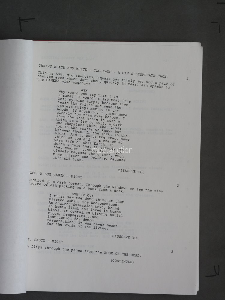 ARMY OF DARKNESS (1992) Original Film Script - Image 2