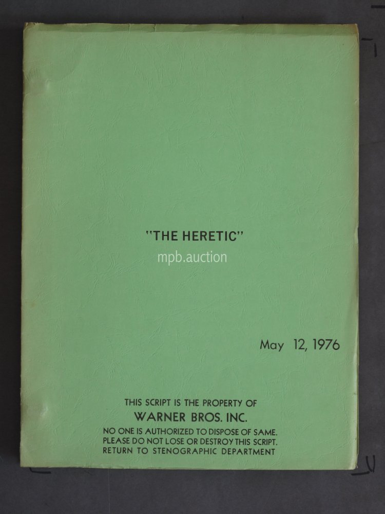 EXORCIST II: THE HERETIC (1977) Original Film Script For Sale