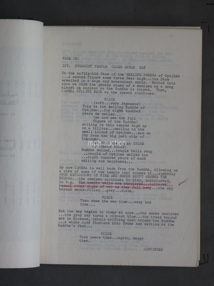 NOBODY'S PERFECT (1968) Original Film Script - Image 3