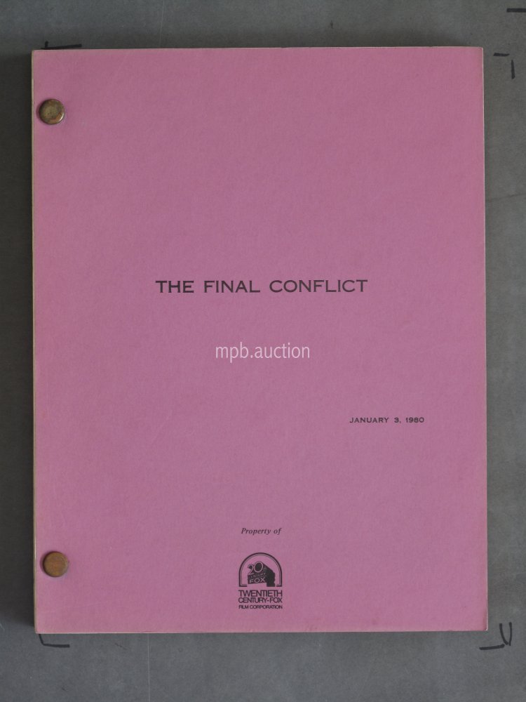 OMEN III: THE FINAL CONFLICT (1981) Original Film Script