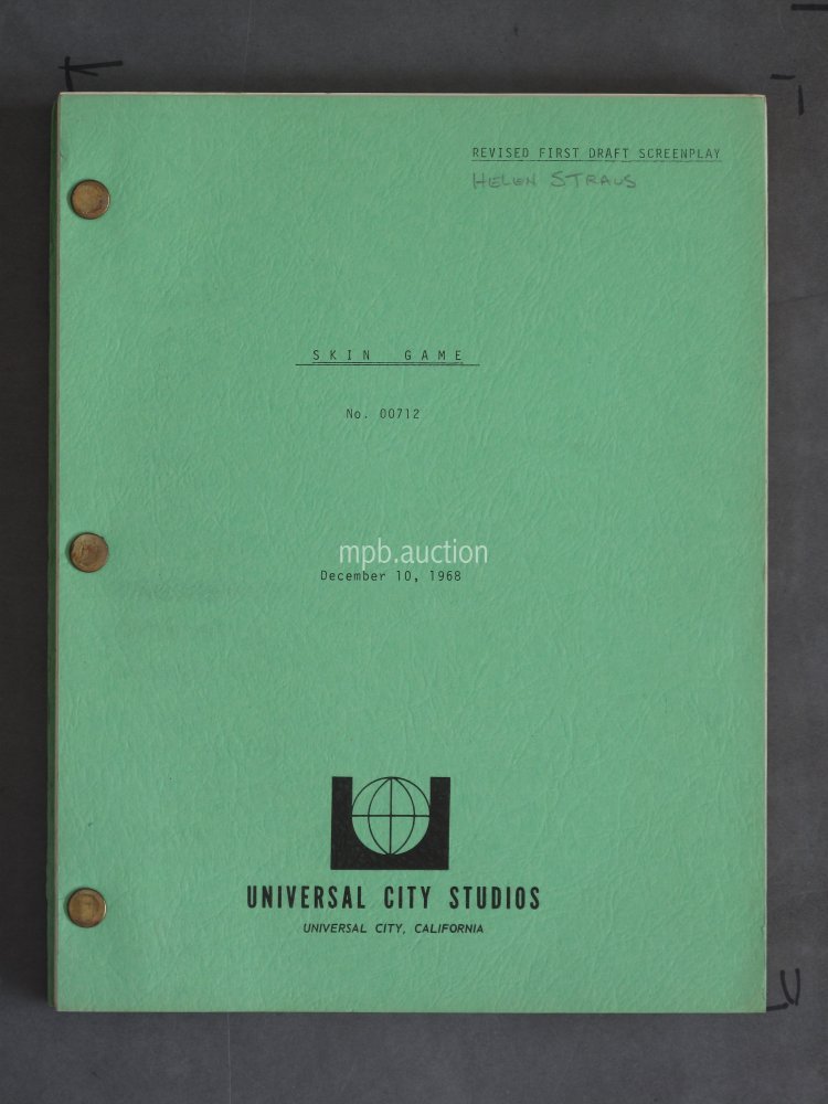 SKIN GAME (1971) Original Film Script