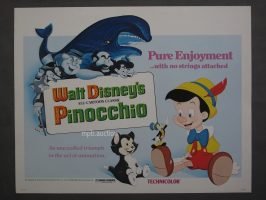 PINOCCHIO (1978R) Half Sheet Movie Poster